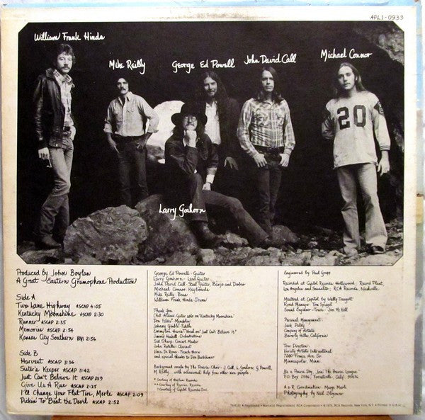 Pure Prairie League : Two Lane Highway (LP, Album, Hol)