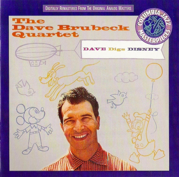 The Dave Brubeck Quartet : Dave Digs Disney (CD, Album, Mono, RE, RM)