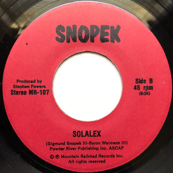 Snopek : If You Love Me Kill Yourself (7", Single)