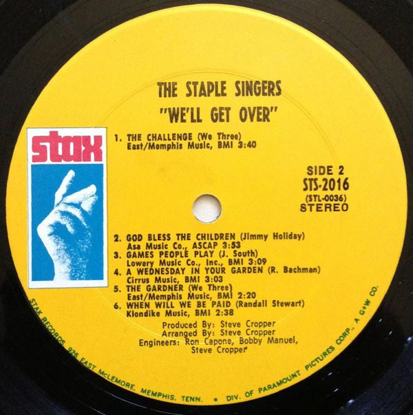 The Staple Singers : We'll Get Over (LP)