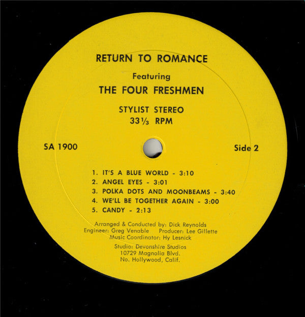 The Four Freshmen : Return To Romance (LP)