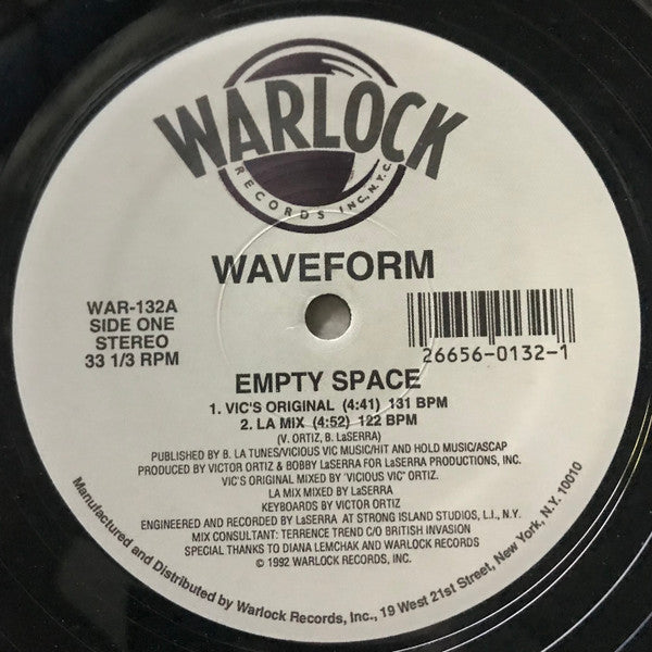 Waveform (6) : Empty Space / X-Fade (12")