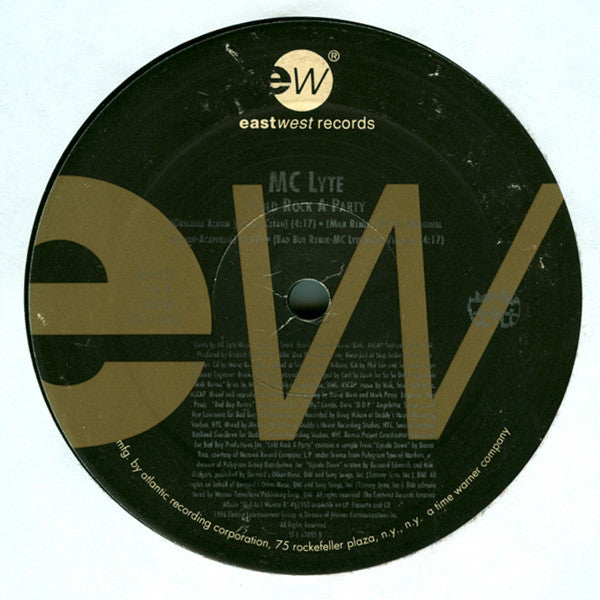 MC Lyte : Cold Rock A Party (12")