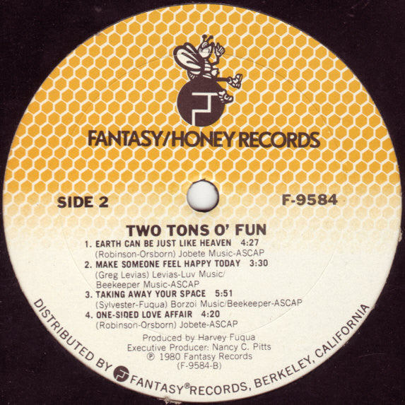 Two Tons O' Fun : Two Tons O' Fun (LP, Album, Ter)