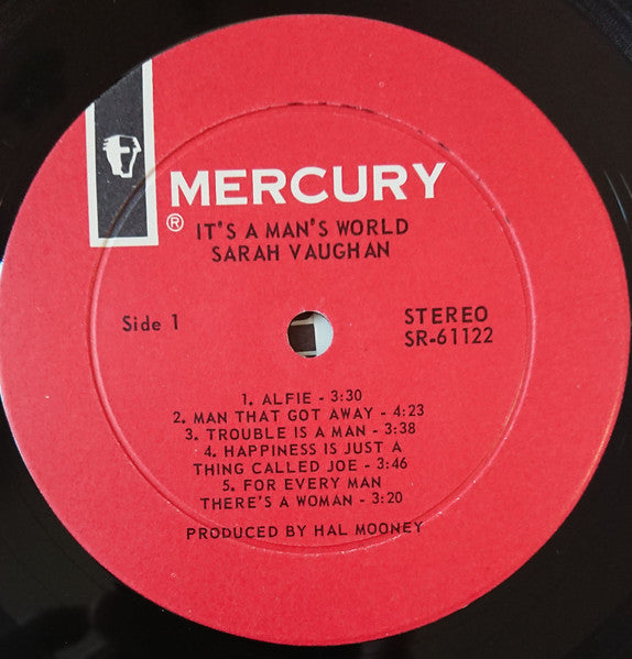 Sarah Vaughan : It's A Man's World (LP, Album)