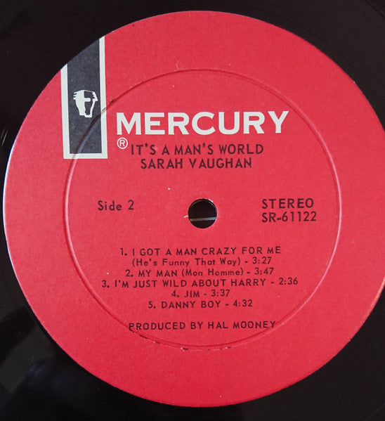 Sarah Vaughan : It's A Man's World (LP, Album)