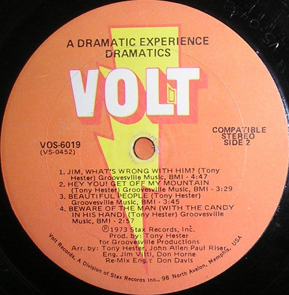 The Dramatics : A Dramatic Experience (LP, Album, SON)