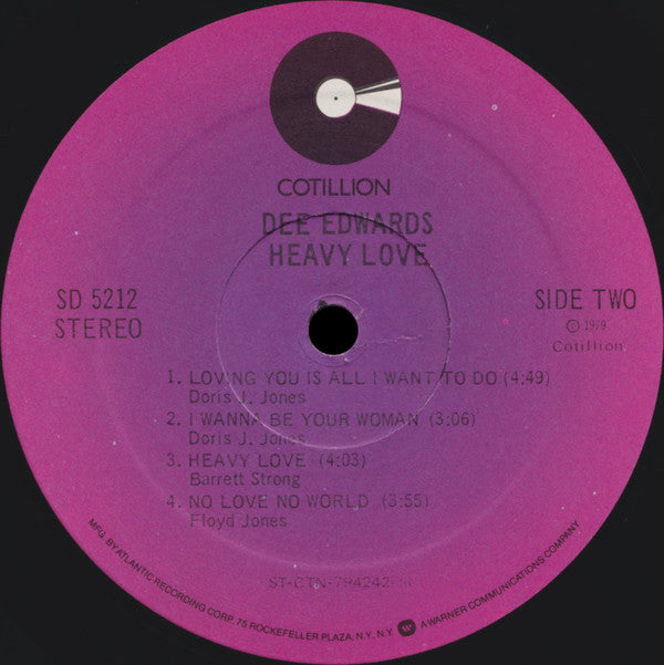Dee Edwards : Heavy Love (LP, Album, RI )