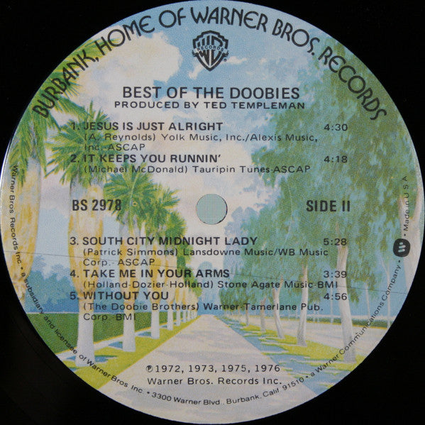 The Doobie Brothers : Best Of The Doobies (LP, Comp, Jac)