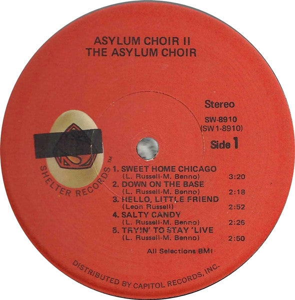 Leon Russell & Marc Benno : Asylum Choir II (LP, Album, Jac)