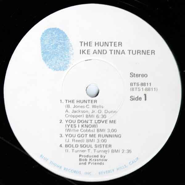 Ike & Tina Turner : The Hunter (LP, Album, RE)