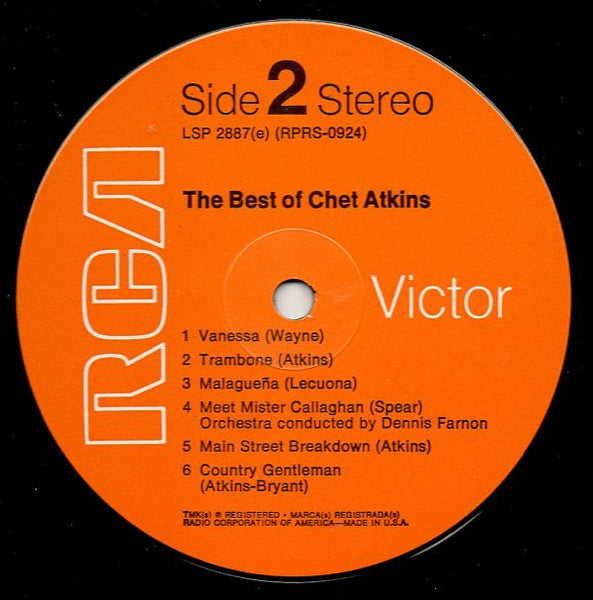 Chet Atkins : The Best Of Chet Atkins (LP, Comp, RE, Ind)