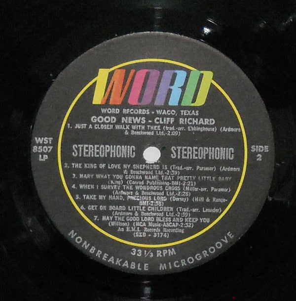 Cliff Richard : Good News (LP, Album)