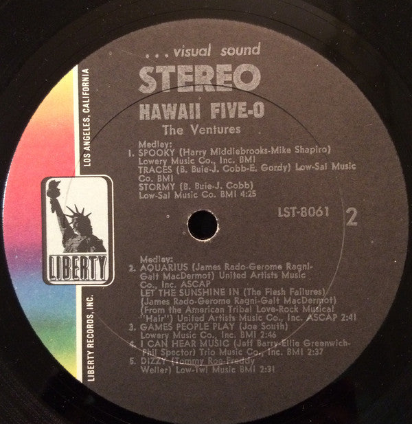 The Ventures : Hawaii Five-O (LP, Album, All)