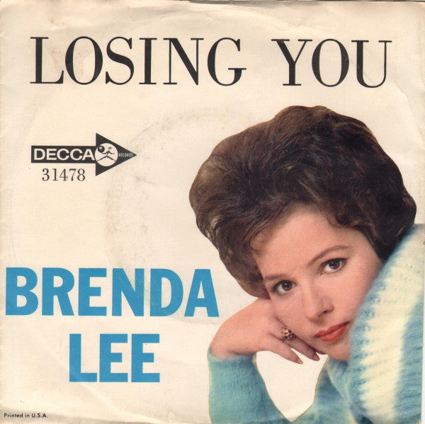 Brenda Lee : Losing You / He's So Heavenly (7", Pin)