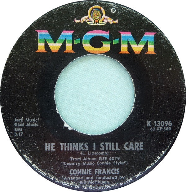 Connie Francis : He Thinks I Still Care (7", Single)
