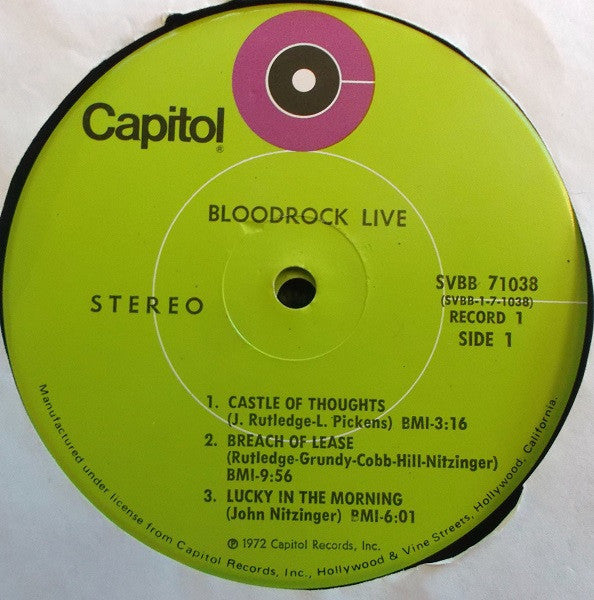 Bloodrock : Live (2xLP, Album)