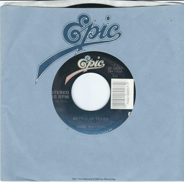 Gene Watson : Bottle Of Tears (7", Single, Styrene, Car)