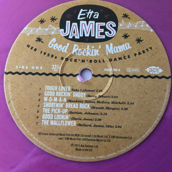Etta James : Good Rockin' Mama (LP, Album, Comp, Pin)