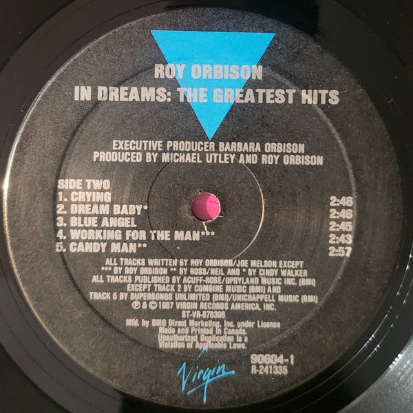 Roy Orbison : In Dreams: The Greatest Hits (2xLP, Comp, Club)