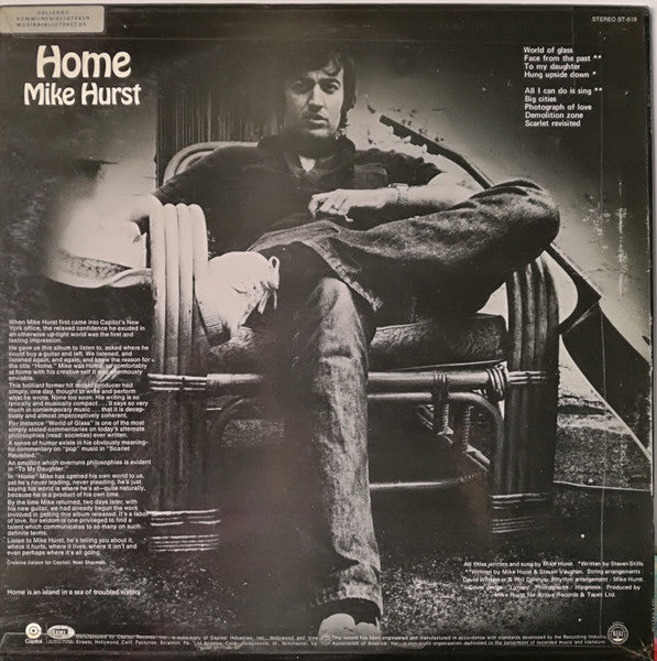 Mike Hurst : Home (LP)
