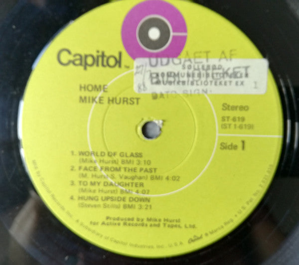 Mike Hurst : Home (LP)