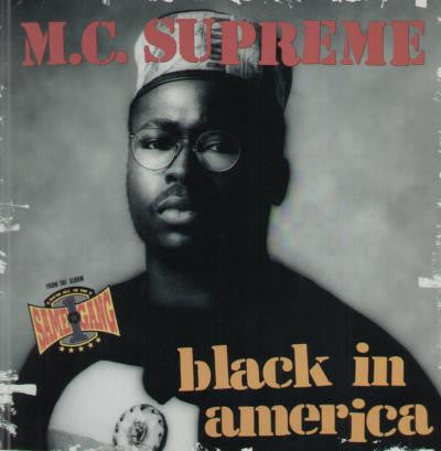 M.C. Supreme : Black In America (12", Promo)
