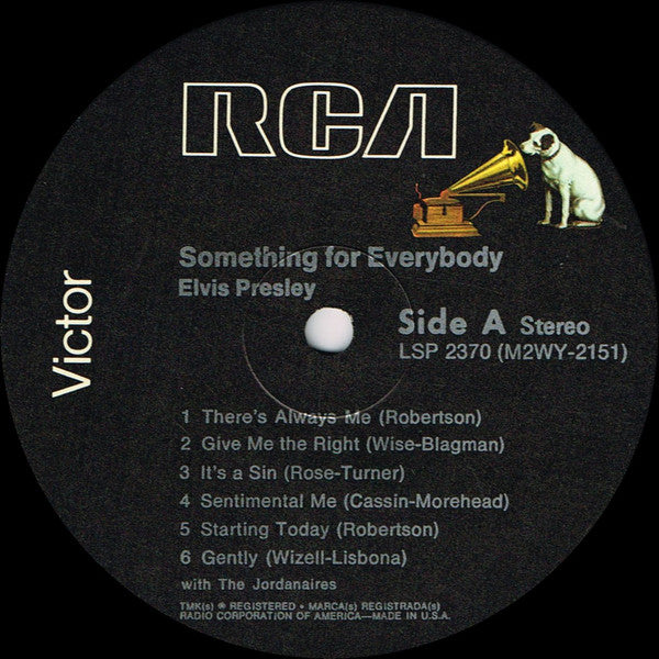 Elvis* : Something For Everybody (LP, Album, RE)