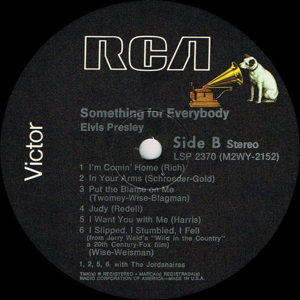 Elvis* : Something For Everybody (LP, Album, RE)