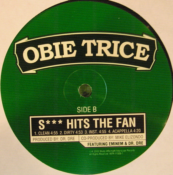 Obie Trice : Got Some Teeth / S*** Hits The Fan (12", Promo)
