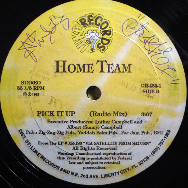 Home Team : Pick It Up (12", Single)