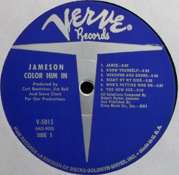 Jameson* : Color Him In (LP, Album, Mono)