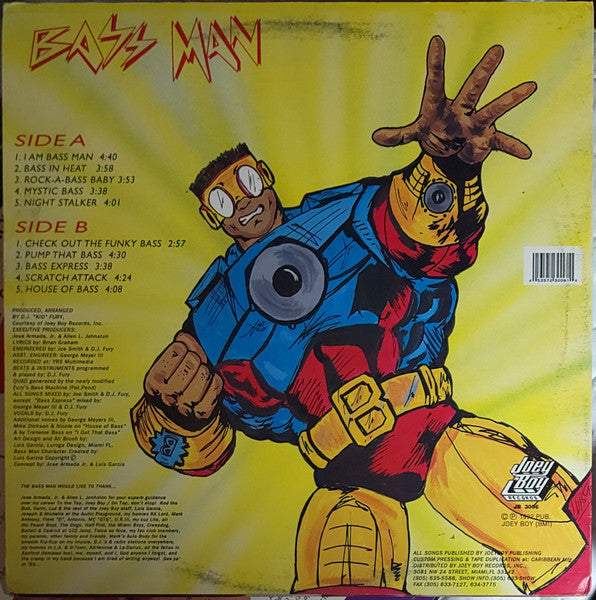 DJ Fury (2) : Bass Man Chapter One - The Adventure Begins (LP)