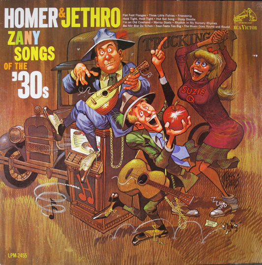 Homer & Jethro* : Zany Songs Of The '30s (LP, Album, Mono)