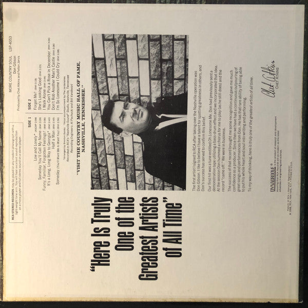 Don Gibson : More Country Soul (LP)