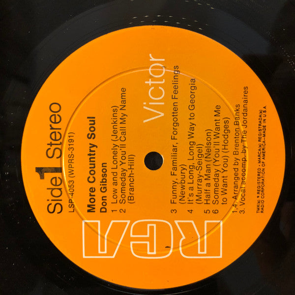 Don Gibson : More Country Soul (LP)