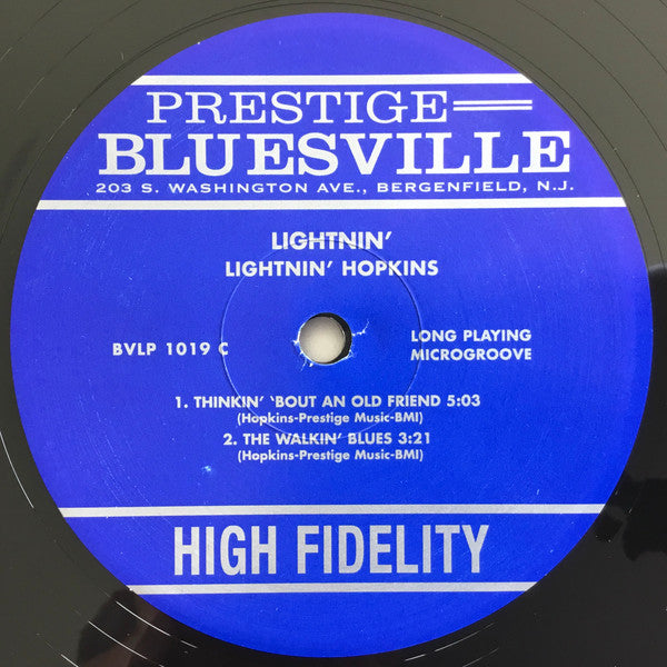 Lightnin' Hopkins : Lightnin' (The Blues Of Lightnin' Hopkins) (2x12", Album, Ltd, Num, RE, RM, 180)