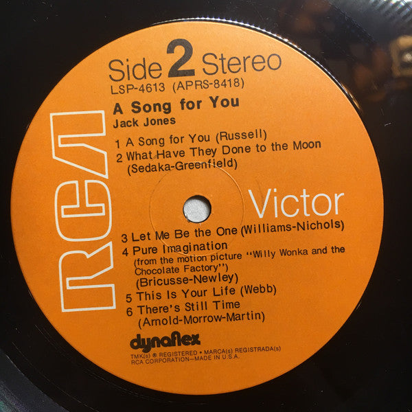 Jack Jones : A Song For You (LP, Album)