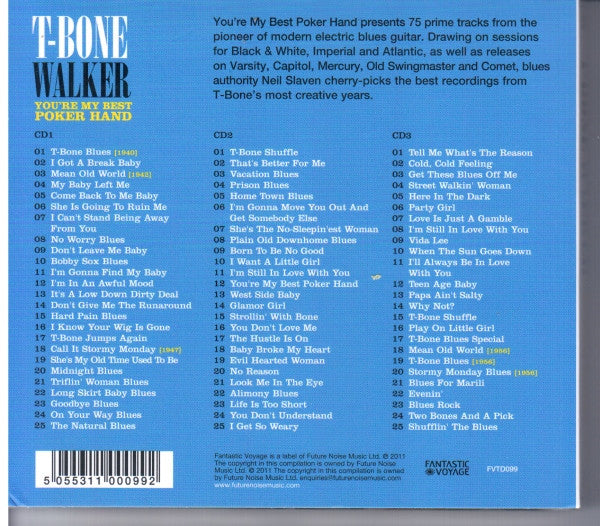 T-Bone Walker : You're My Best Poker Hand (3xCD, Comp, Box)