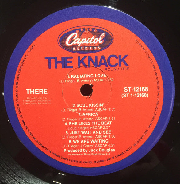 The Knack (3) : Round Trip (LP, Album, Emb)