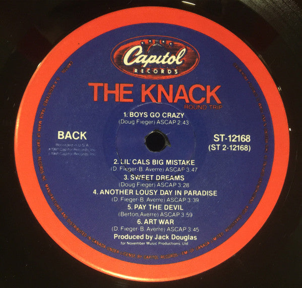 The Knack (3) : Round Trip (LP, Album, Emb)