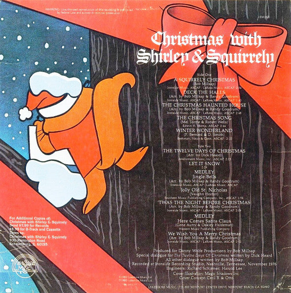Shirley & Squirrely : Christmas with Shirley & Squirrely (and Melvin Too!) (LP, Album)