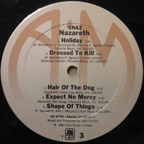 Nazareth (2) : 'Snaz (2xLP, Album, Ter)