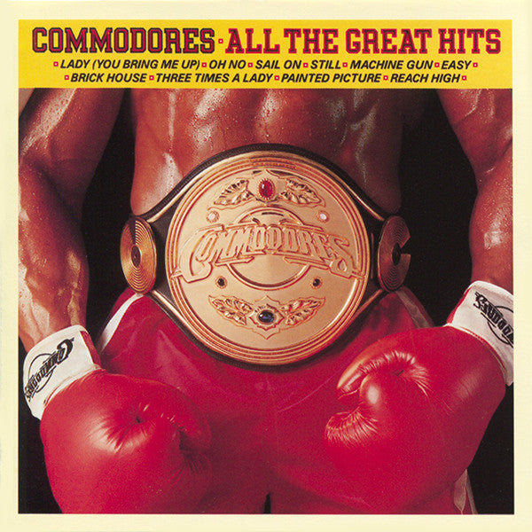 Commodores All The Great good Hits vinyl record