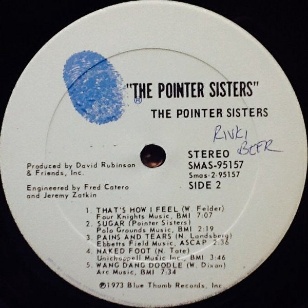 The Pointer Sisters* : The Pointer Sisters (LP, Album, Club, Gat)