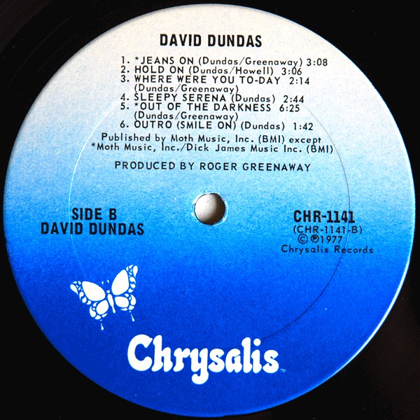 David Dundas : David Dundas (LP, Album)