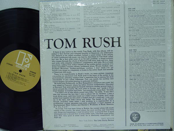 Tom Rush : Tom Rush (LP, Album, RE, All)
