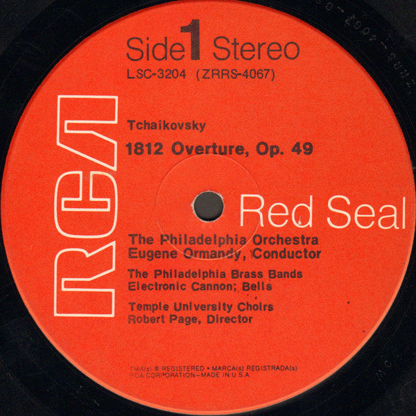 The Philadelphia Orchestra, Eugene Ormandy : 1812 Overture / Wellington's Victory (LP)