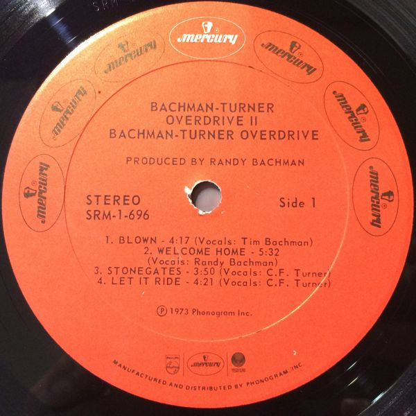 Bachman-Turner Overdrive : Bachman-Turner Overdrive II (LP, Album, Red)