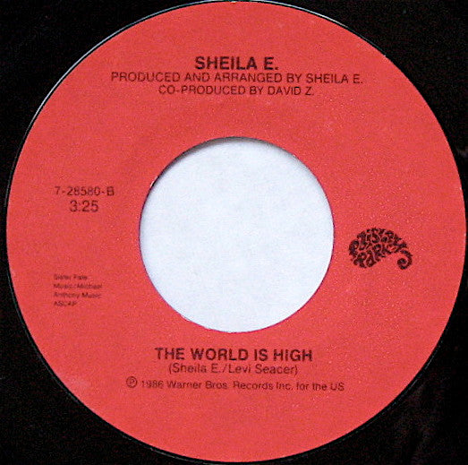 Sheila E. : Hold Me (7", Single)